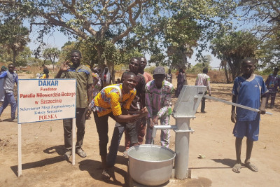 Budowa studni w Czadzie. Wotum wdzięczności za 40 lat parafii